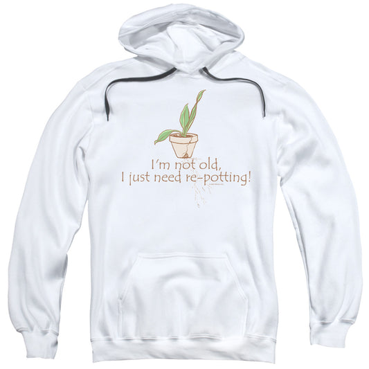 Garden - Old Gardener - Adult Pull-over Hoodie - White