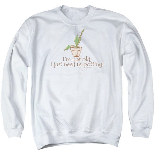 Garden - Old Gardener - Adult Crewneck Sweatshirt - White