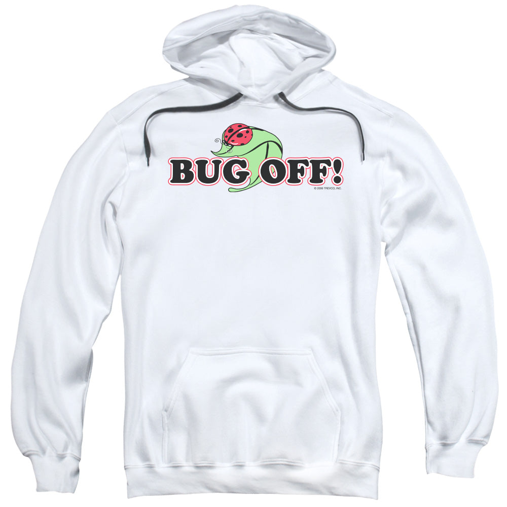 Garden - Bug Off - Adult Pull-over Hoodie - White