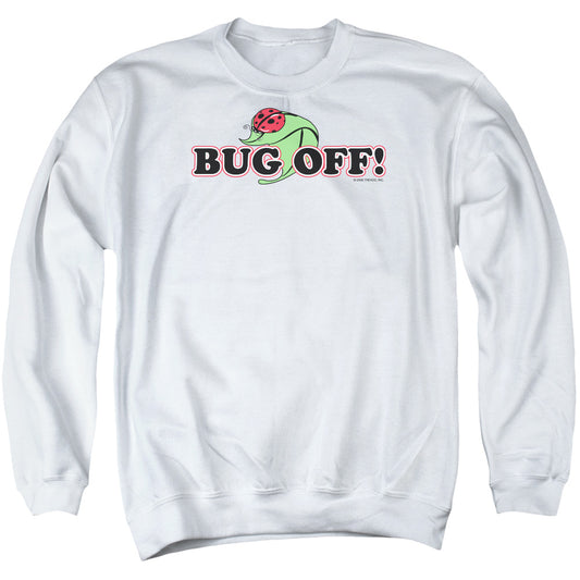 Garden - Bug Off - Adult Crewneck Sweatshirt - White