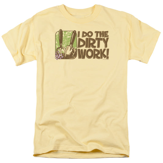 Garden - Dirty Work - Short Sleeve Adult 18/1 - Banana T-shirt