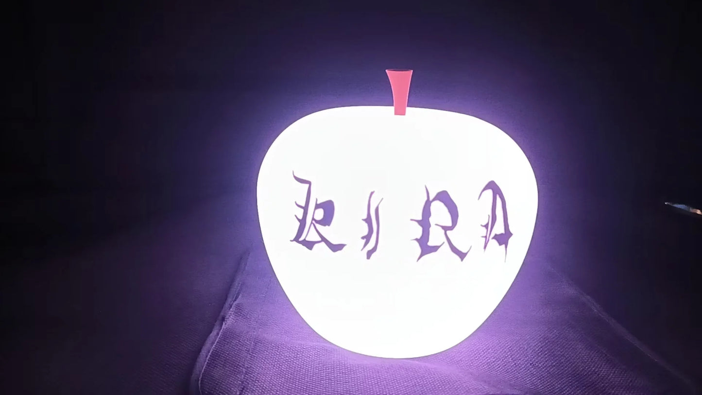 Death Note Apple Led Touch Lamp