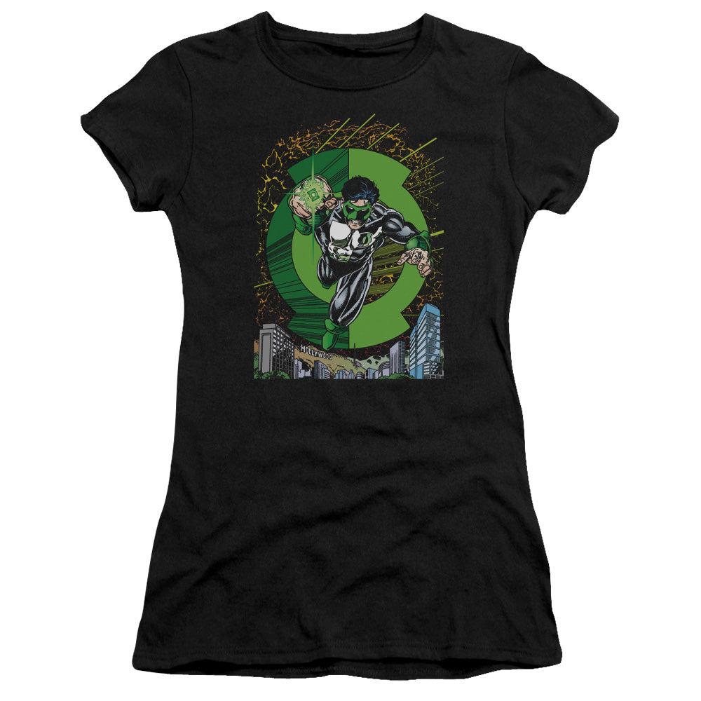 Green Lantern - Gl #51 Cover - Short Sleeve Junior Sheer - Black T-shirt