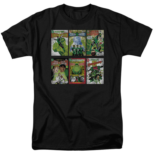 Green Lantern - Gl Covers - Short Sleeve Adult 18/1 - Black T-shirt