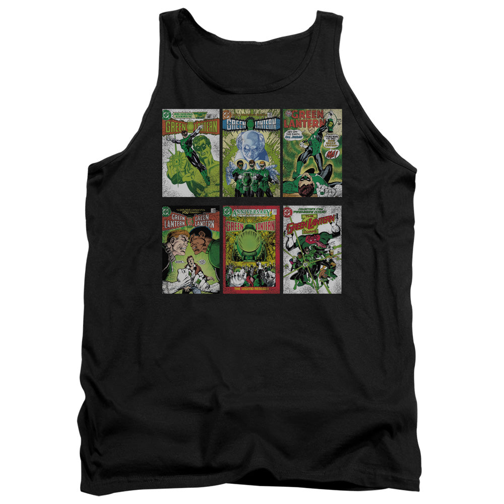 Green Lantern - Gl Covers - Adult Tank - Black
