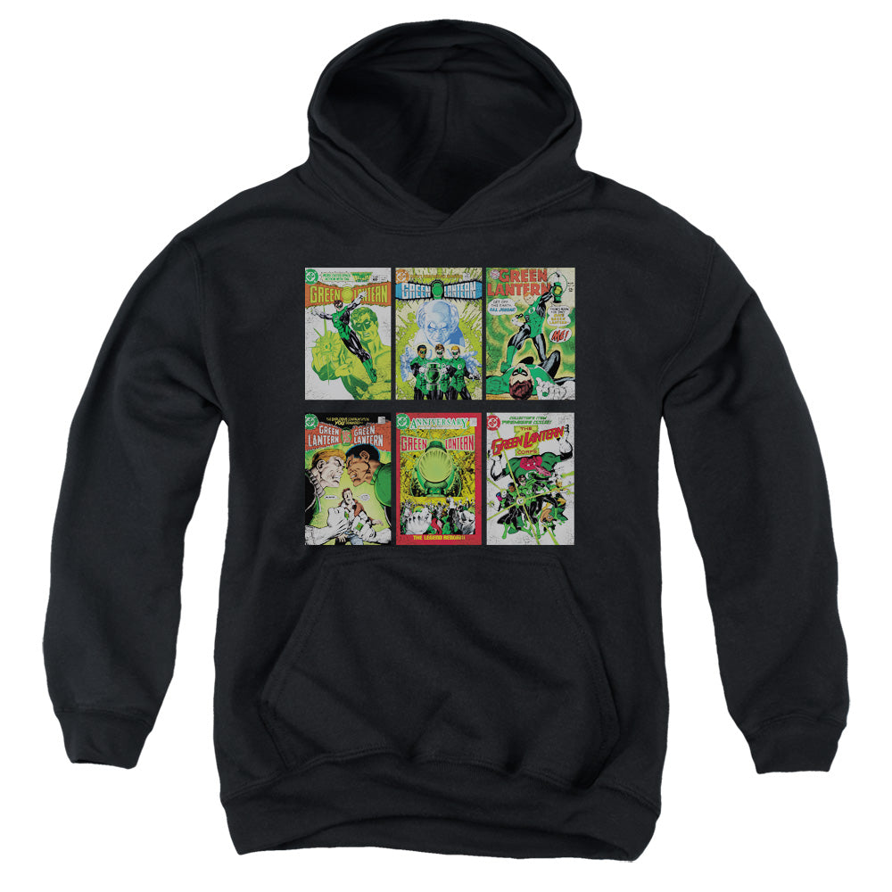 Green Lantern - Gl Covers - Youth Pull-over Hoodie - Black
