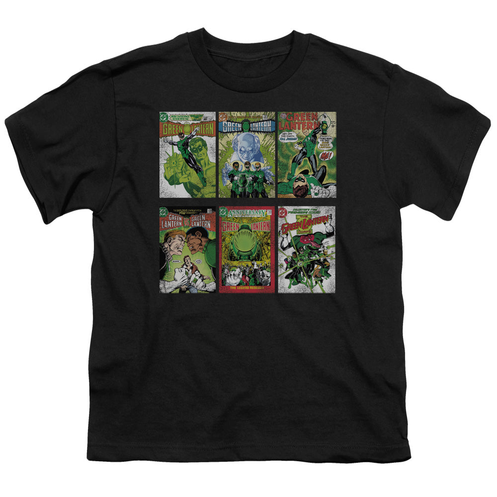 Green Lantern - Gl Covers - Short Sleeve Youth 18/1 - Black T-shirt