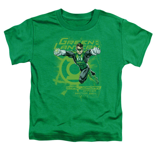 Green Lantern - Sector 2814 - Short Sleeve Toddler Tee - Kelly Green T-shirt