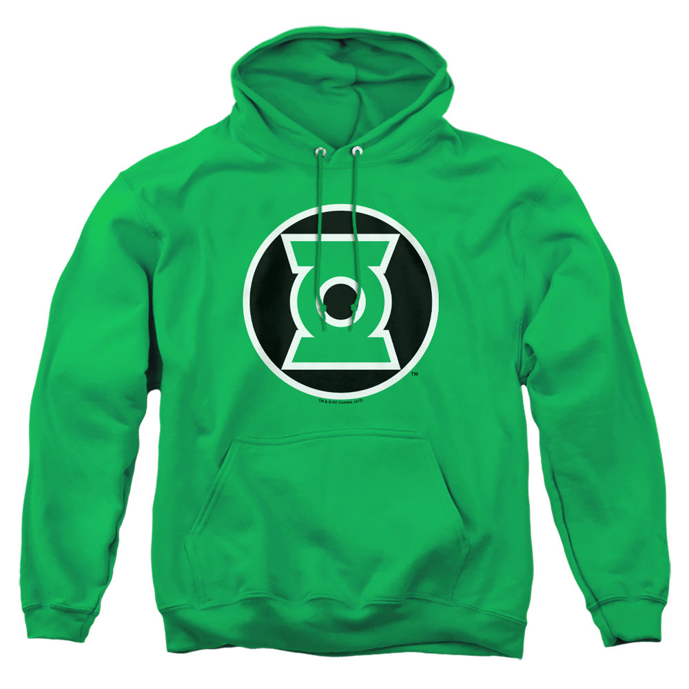 Green Lantern - Kyle Rayner Logo - Adult Pull-over Hoodie - Kelly Green