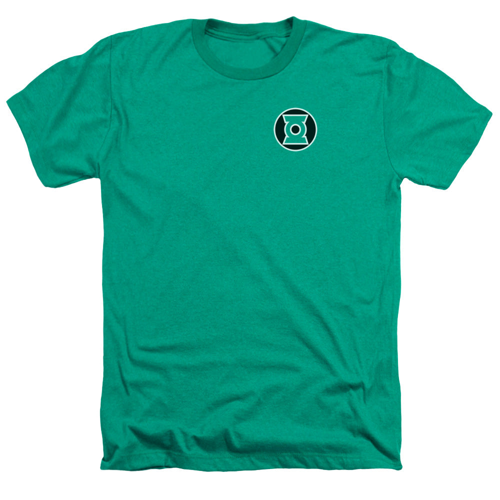 Green Lantern - Kyle Rayner Logo - Adult Heather - Kelly Green