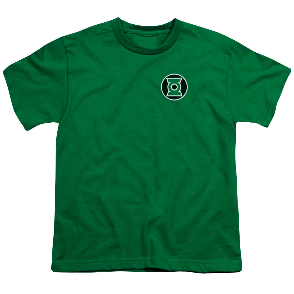 Green Lantern - Kyle Rayner Logo - Short Sleeve Youth 18/1 - Kelly Green T-shirt