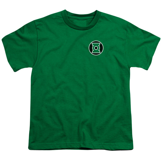 Green Lantern - Kyle Rayner Logo - Short Sleeve Youth 18/1 - Kelly Green T-shirt