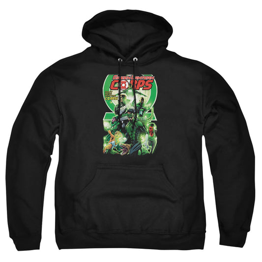 Green Lantern - Gl Corps #25 Cover - Adult Pull-over Hoodie - Black