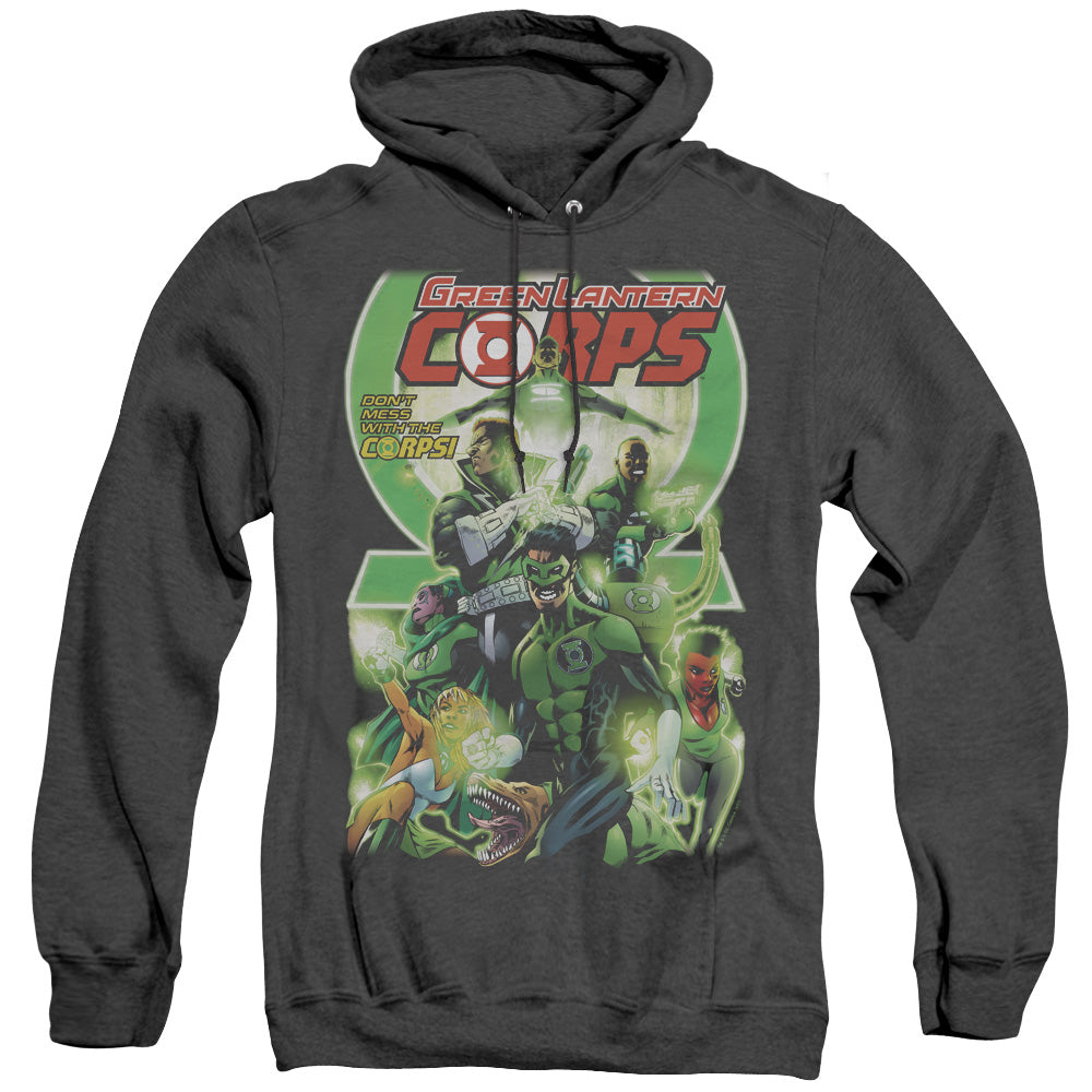 Green Lantern - Gl Corps #25 Cover - Adult Heather Hoodie - Black