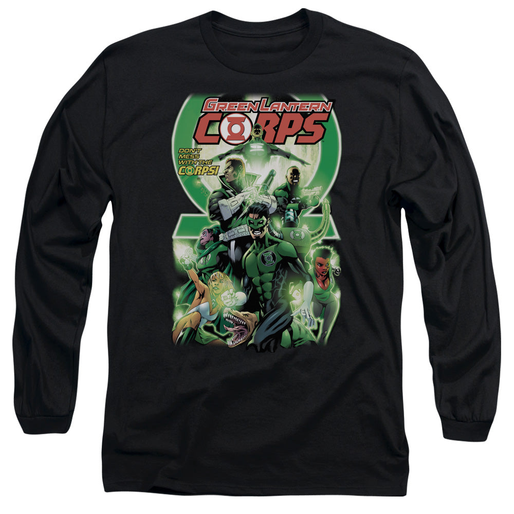 Green Lantern - Gl Corps #25 Cover - Long Sleeve Adult 18/1 - Black T-shirt