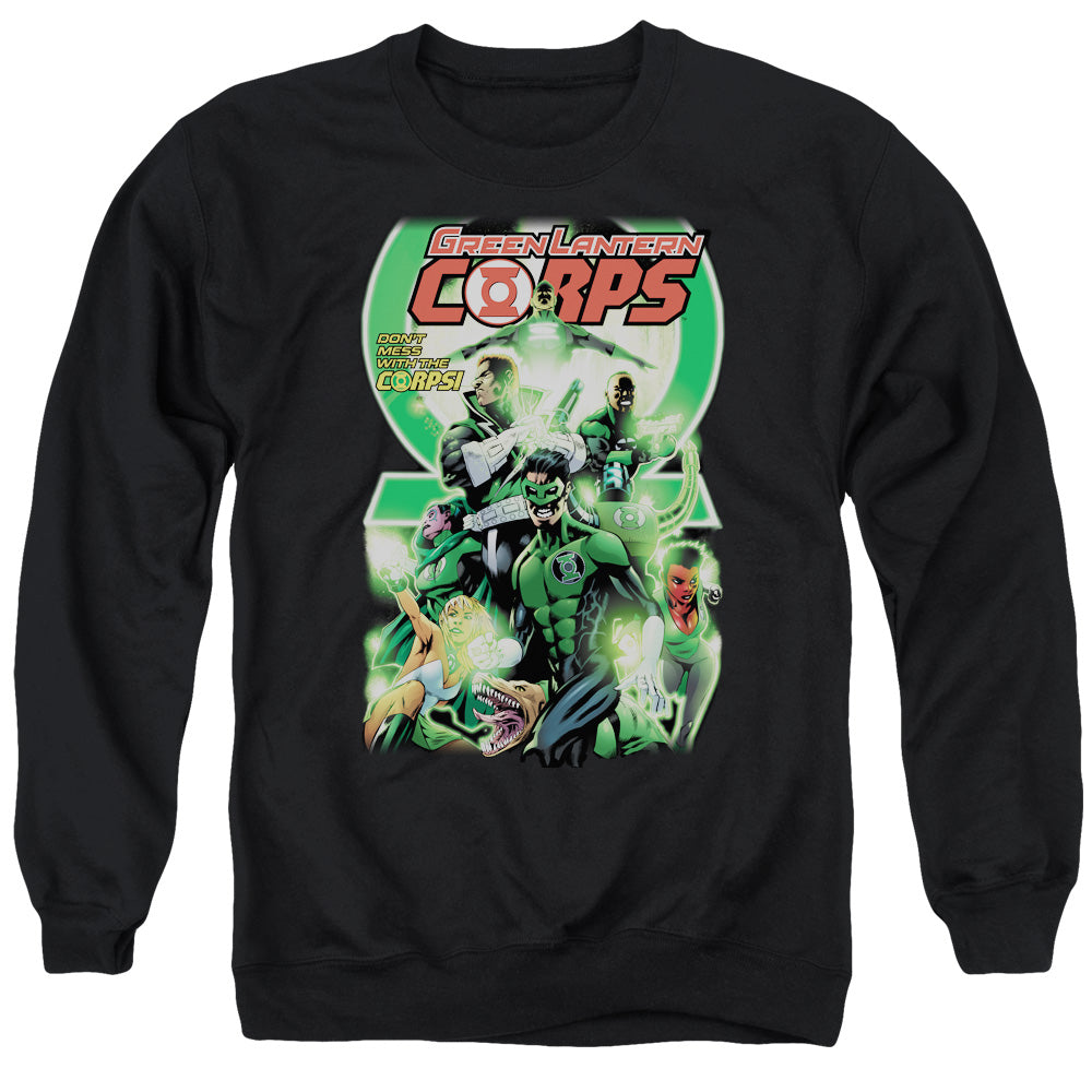 Green Lantern - Gl Corps #25 Cover - Adult Crewneck Sweatshirt - Black