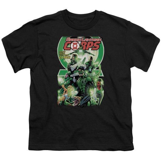 Green Lantern - Gl Corps #25 Cover - Short Sleeve Youth 18/1 - Black T-shirt