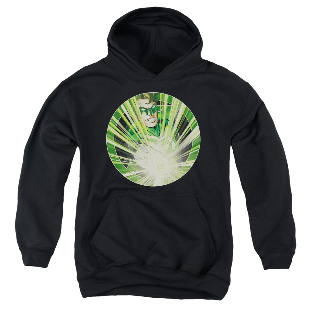 Green Lantern - Light Em Up - Youth Pull-over Hoodie - Black