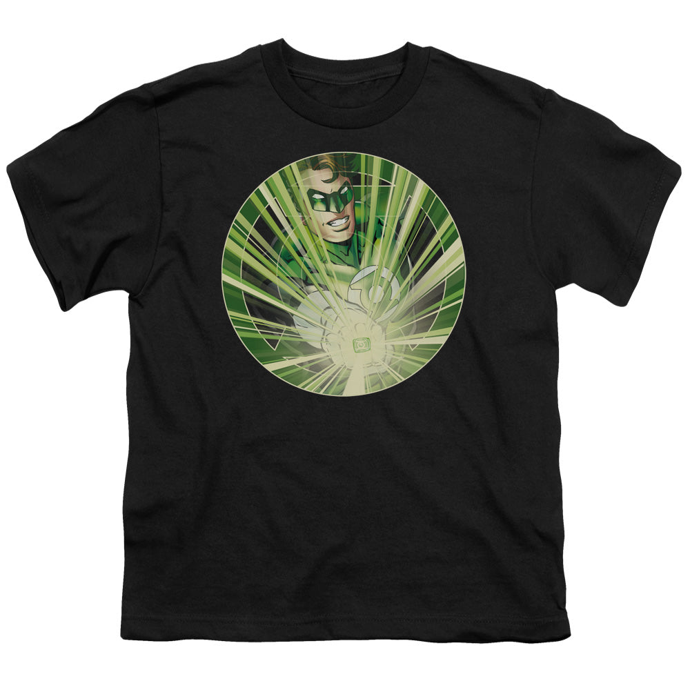 Green Lantern - Light Em Up - Short Sleeve Youth 18/1 - Black T-shirt
