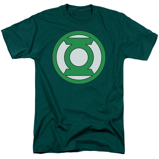 Green Lantern - Lantern Logo - Short Sleeve Adult 18/1 - Hunter Green T-shirt