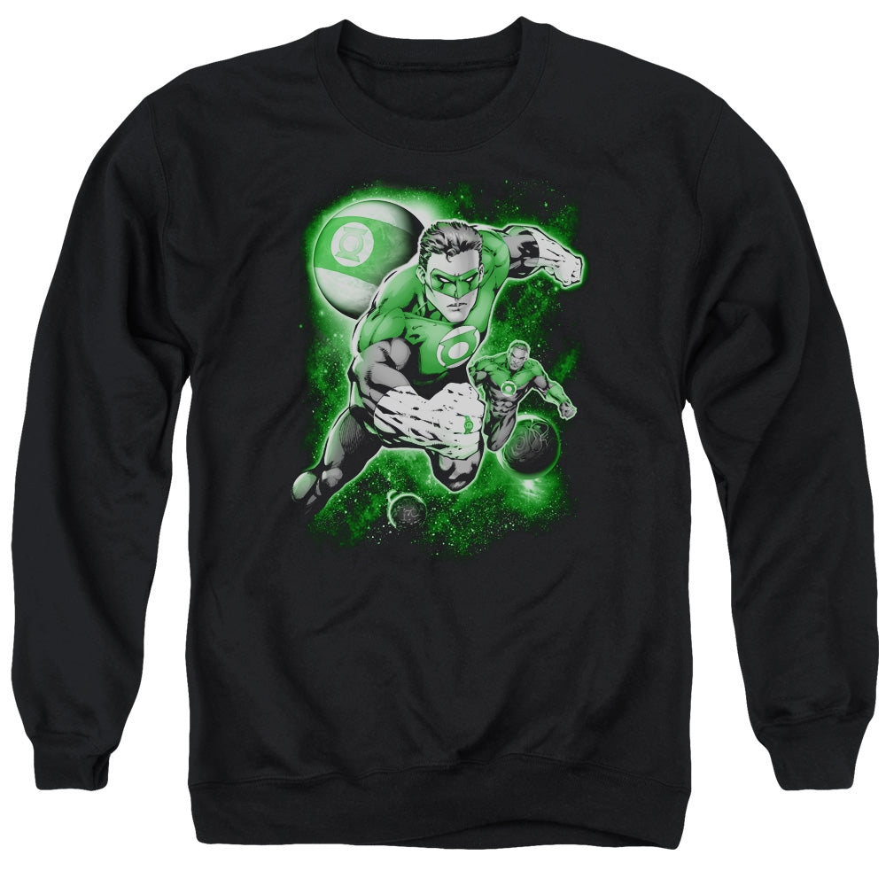 Green Lantern - Lantern Planet - Adult Crewneck Sweatshirt - Black
