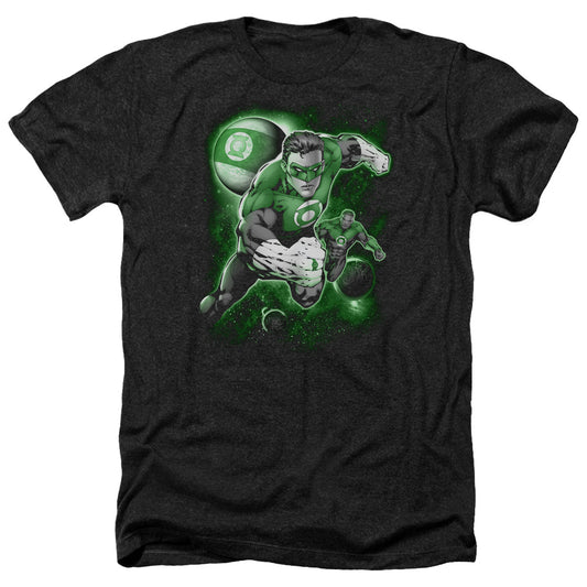 Green Lantern - Lantern Planet - Adult Heather-black