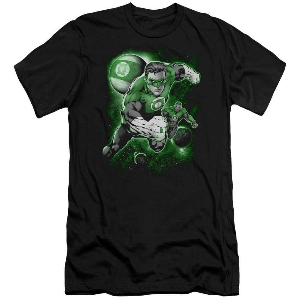 Green Lantern - Lantern Planet-premuim Canvas Adult Slim Fit 30/1 - Black