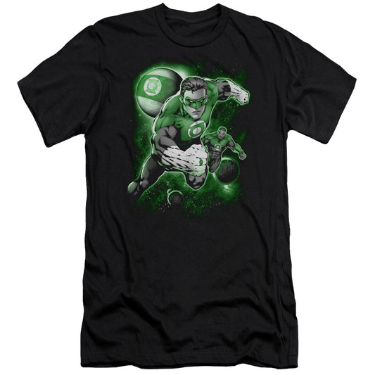 Green Lantern - Lantern Planet-premuim Canvas Adult Slim Fit 30/1 - Black