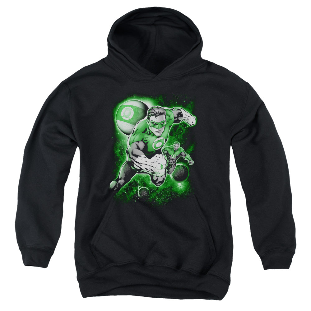 Green Lantern - Lantern Planet - Youth Pull-over Hoodie - Black