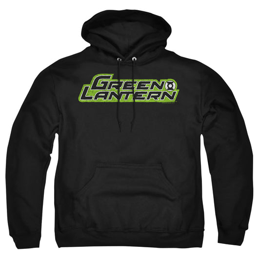 Green Lantern - Scribble Title - Adult Pull-over Hoodie - Black