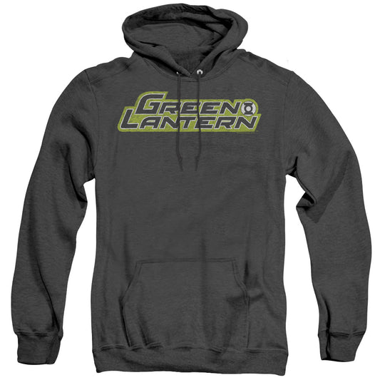 Green Lantern - Scribble Title - Adult Heather Hoodie - Black
