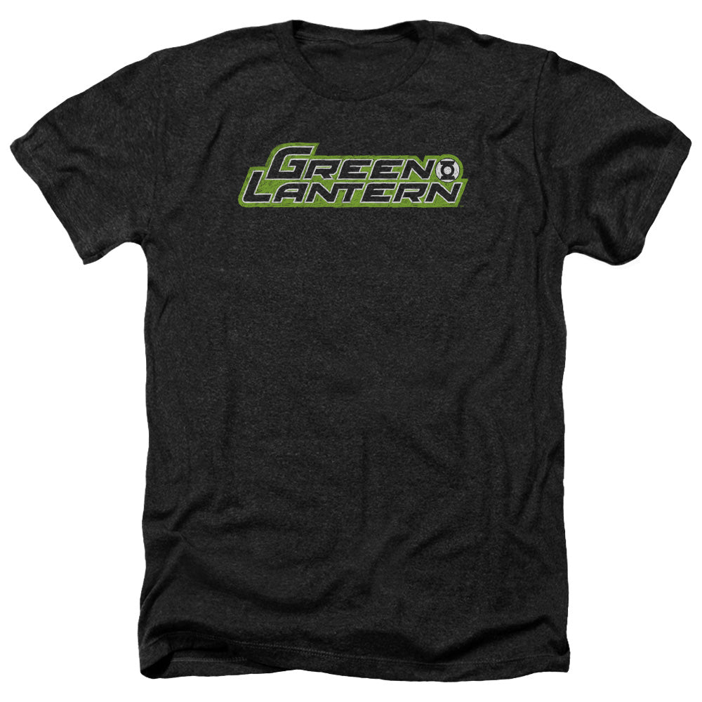 Green Lantern - Scribble Title - Adult Heather-black