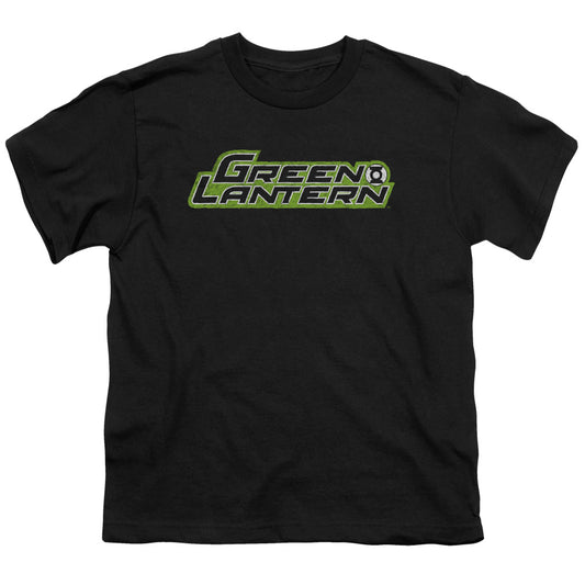 GREEN LANTERN SCRIBBLE TITLE - S/S YOUTH 18/1 - BLACK T-Shirt