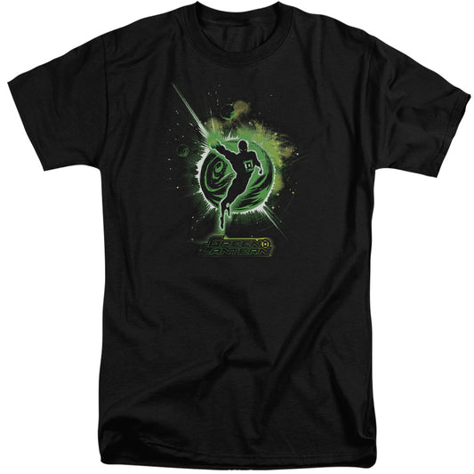 Green Lantern - Shadow Lantern - Short Sleeve Adult Tall - Black T-shirt