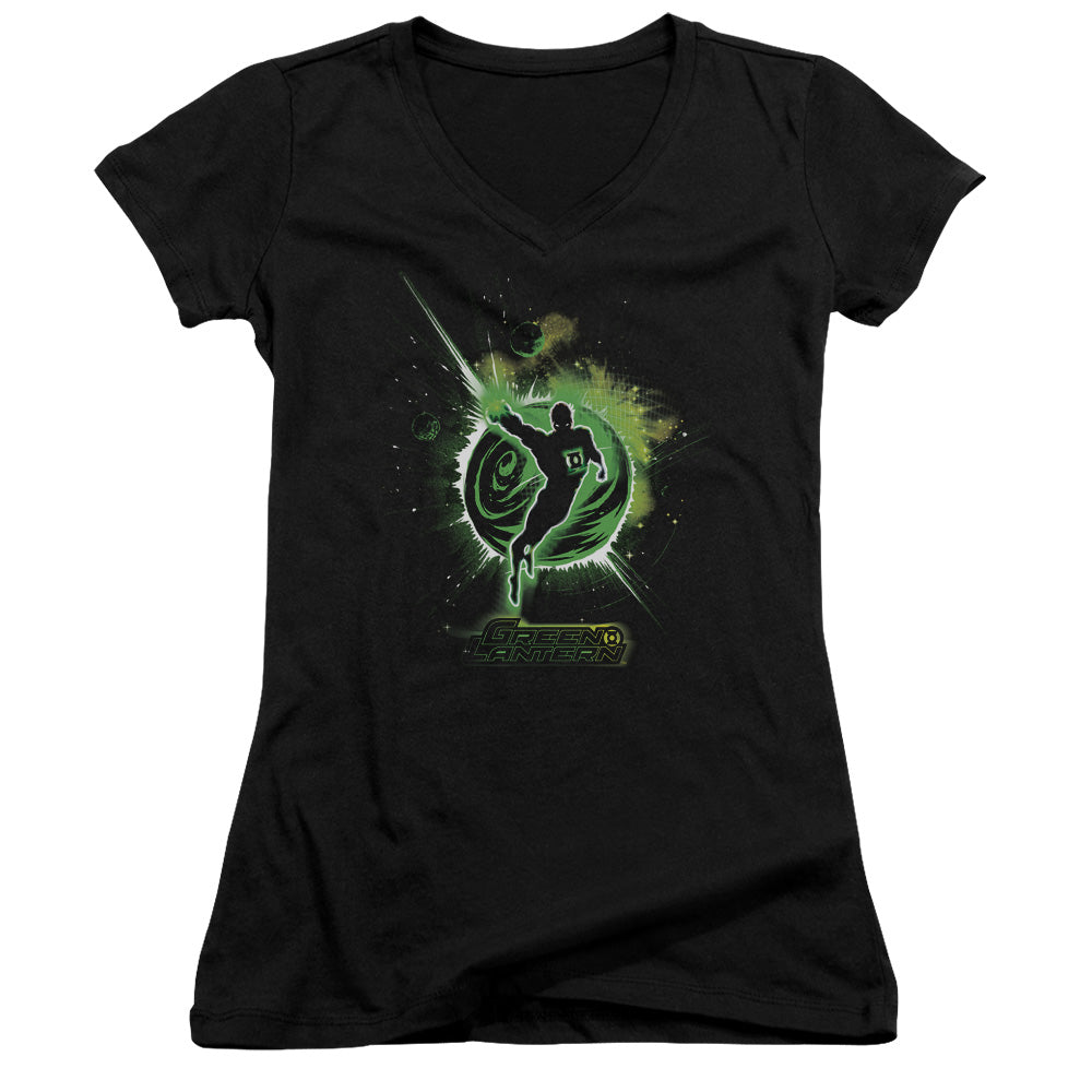 Green Lantern - Shadow Lantern - Junior V-neck - Black