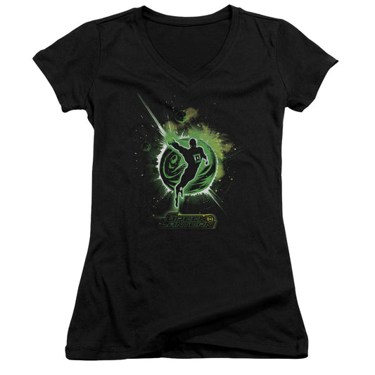 Green Lantern - Shadow Lantern - Junior V-neck - Black