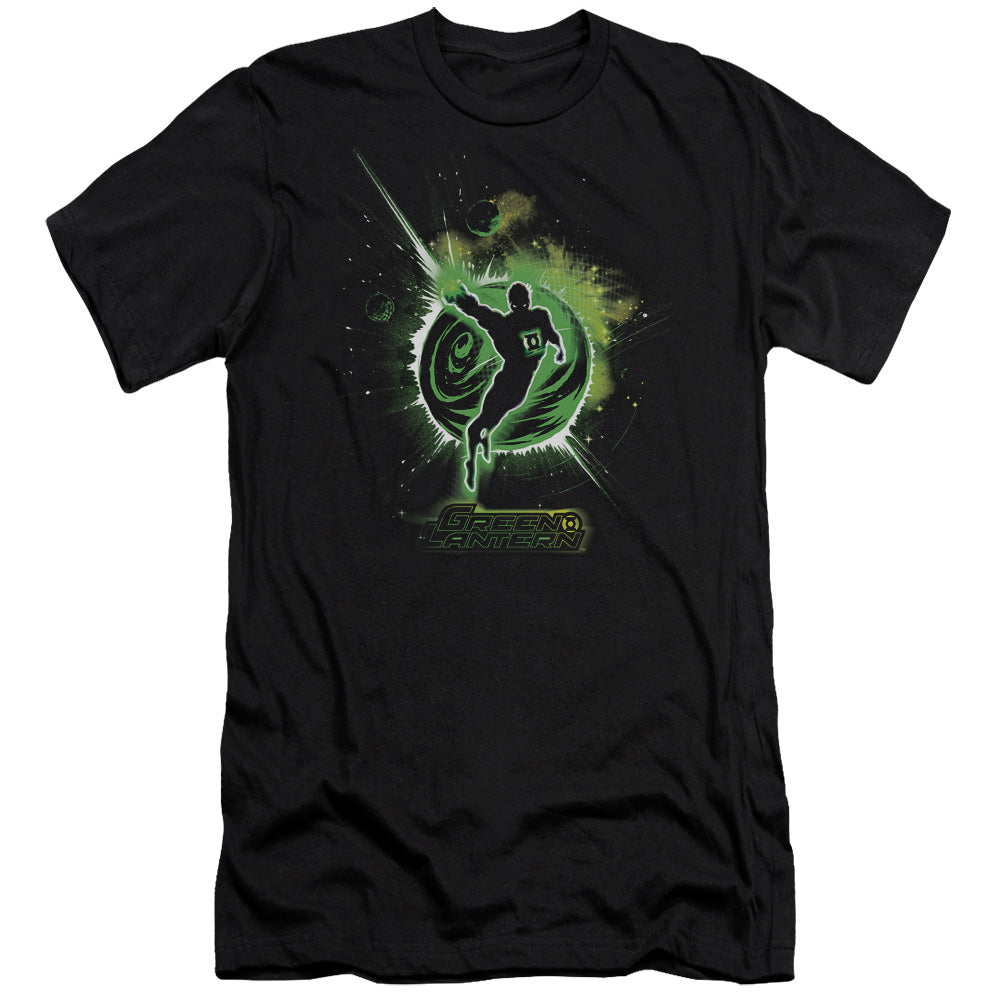 Green Lantern - Shadow Lantern - Short Sleeve Adult 30/1 - Black T-shirt