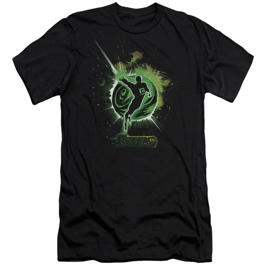 Green Lantern - Shadow Lantern - Short Sleeve Adult 30/1 - Black T-shirt