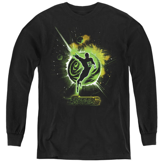 Green Lantern - Shadow Lantern - Youth Long Sleeve Tee - Black