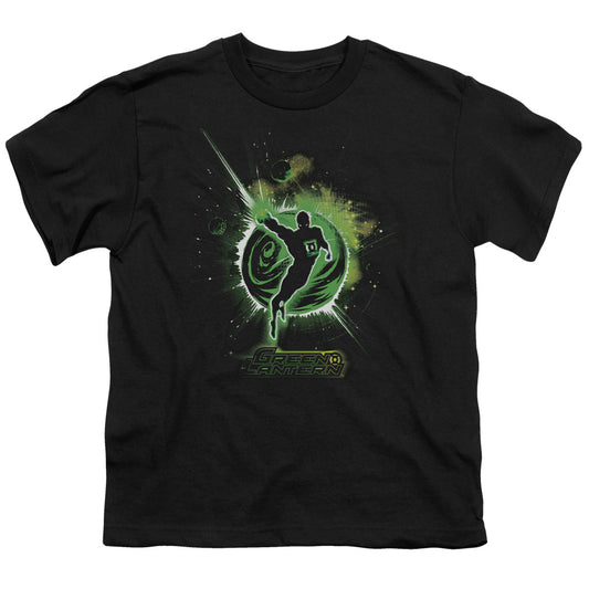 Green Lantern - Shadow Lantern - Short Sleeve Youth 18/1 - Black T-shirt