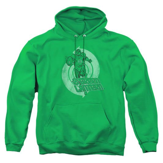 Green Lantern - Power - Adult Pull-over Hoodie - Kelly Green
