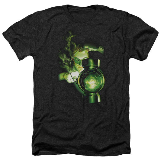 Green Lantern - Lantern Light - Adult Heather-black