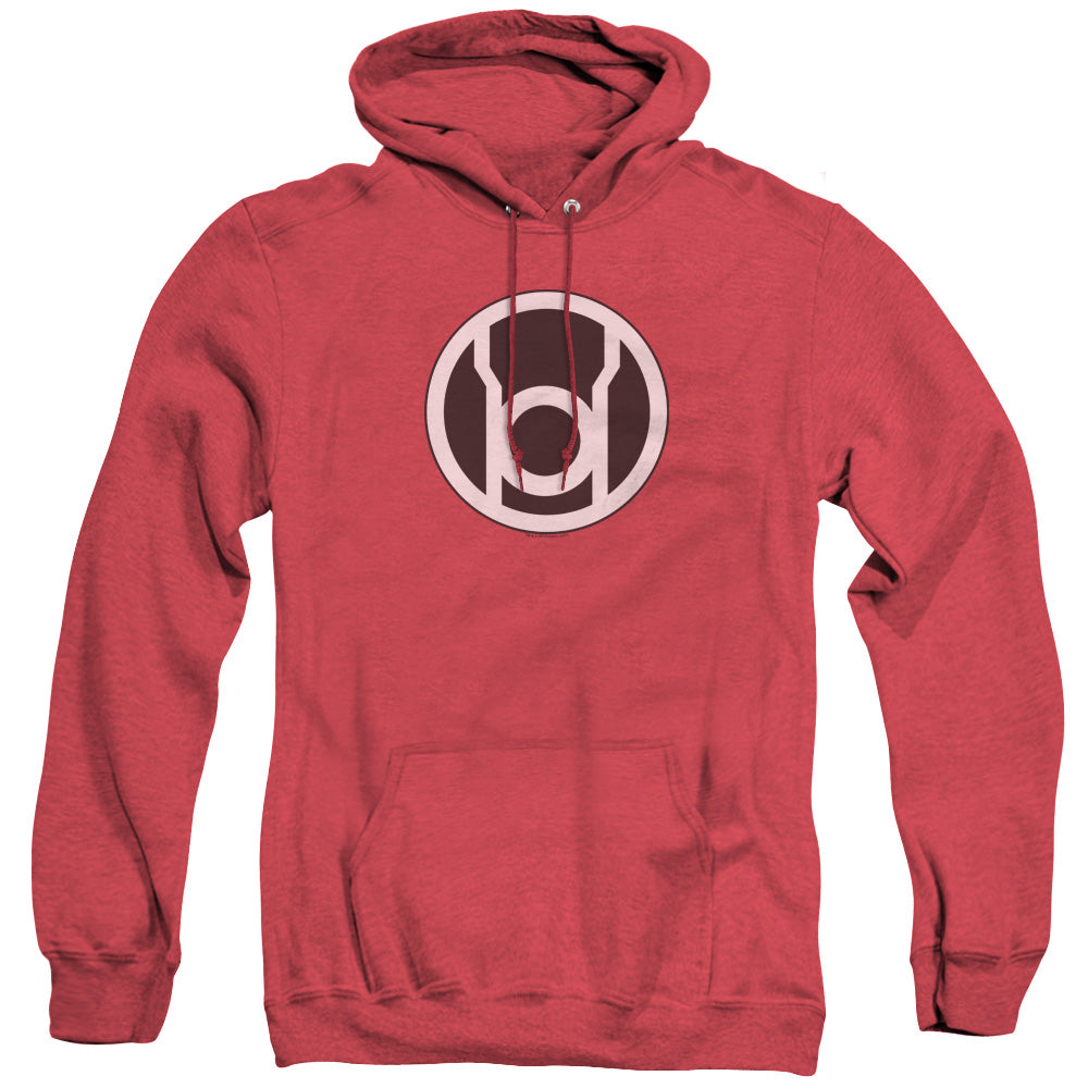 Green Lantern - Red Lantern Logo - Adult Heather Hoodie - Red