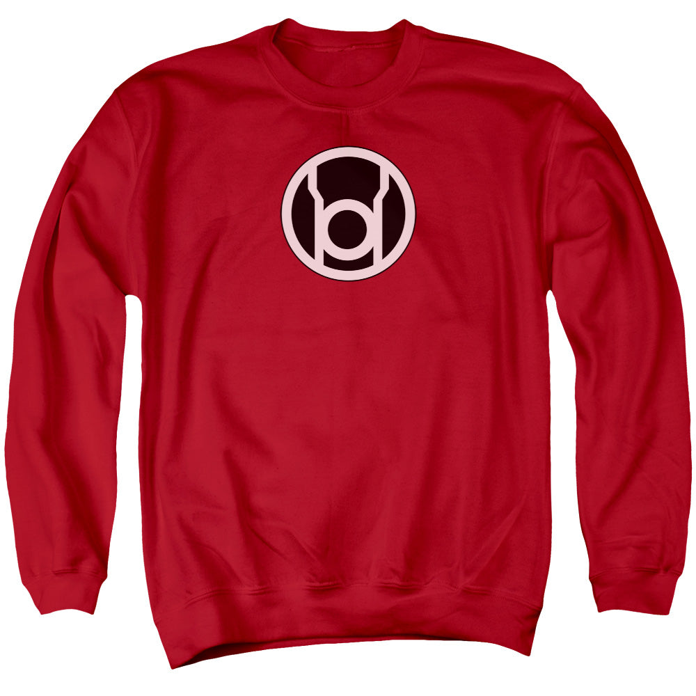 Green Lantern - Red Lantern Logo - Adult Crewneck Sweatshirt - Red