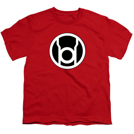 Green Lantern - Red Lantern Logo - Short Sleeve Youth 18/1 - Red T-shirt