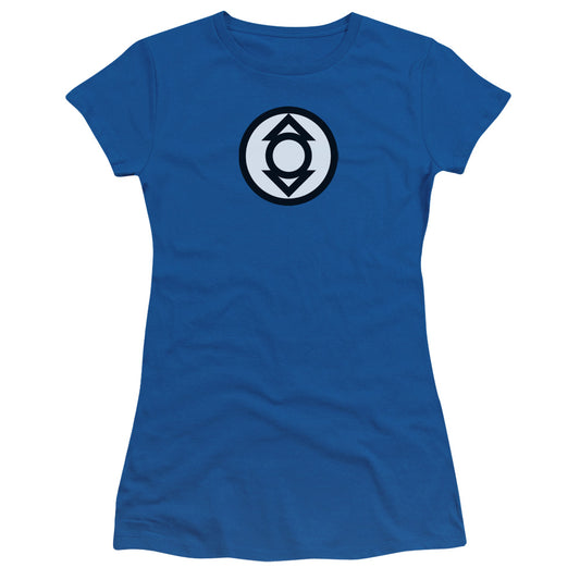 Green Lantern - Indigo Tribe - Short Sleeve Junior Sheer - Royal Blue T-shirt