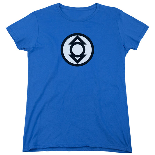 Green Lantern - Indigo Tribe - Short Sleeve Womens Tee - Royal Blue T-shirt