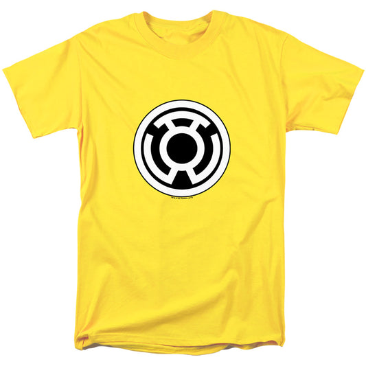 Green Lantern - Sinestro Corps Logo - Short Sleeve Adult 18/1 - Yellow T-shirt