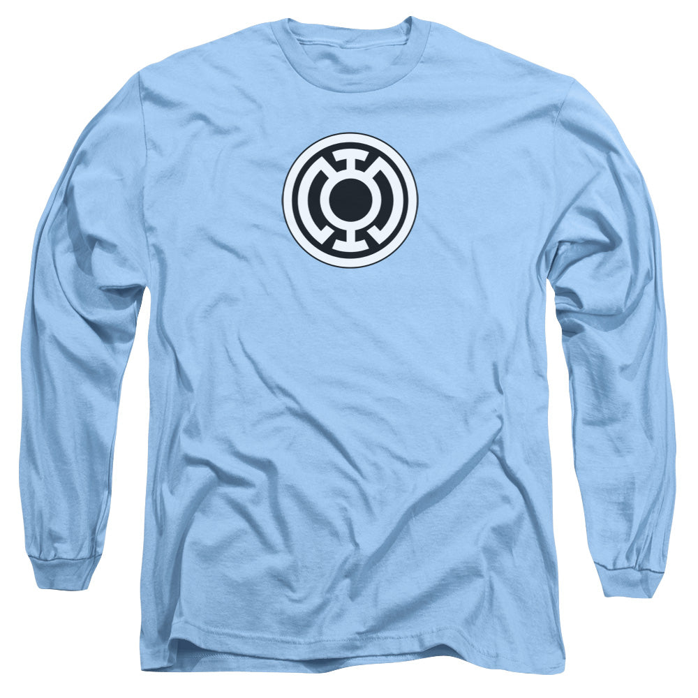 Green Lantern - Blue Lantern Logo - Long Sleeve Adult 18/1 - Carolina Blue T-shirt