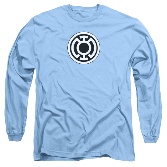 Green Lantern - Blue Lantern Logo - Long Sleeve Adult 18/1 - Carolina Blue T-shirt